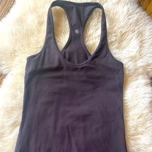 Brown Lululemon Ebb To Street Tank